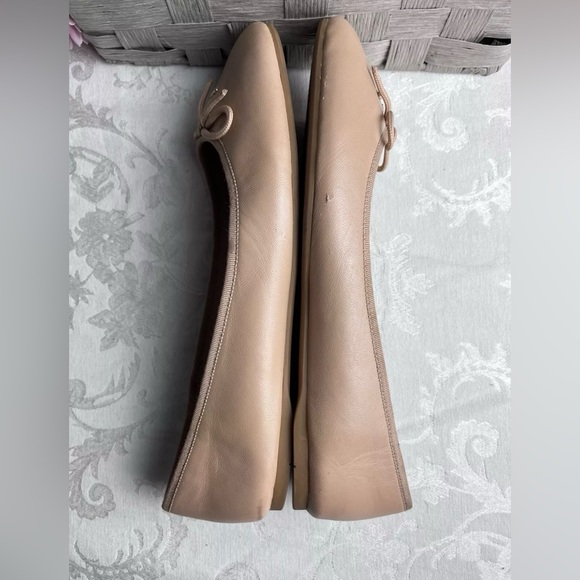 Coach Womens Shoes Size 9 Tan Leather Ballet Flats - Picture 10 of 14